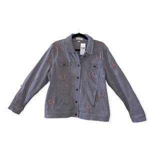 NWT- Coldwater Creek heart pattern jacket